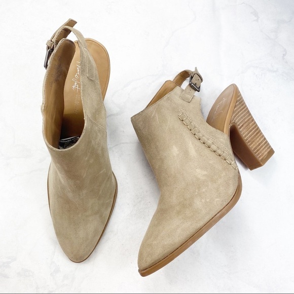 [Franco Sarto] Tan Leather Booties - Picture 1 of 7